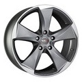 MAK Raptor 5 8x18 5x112 ET42 D76 Graphite Mirror Face
