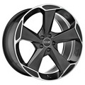 OZ Aspen HLT 9,5x20 5x112 ET33 D79 Matt Black + Diamond Cut