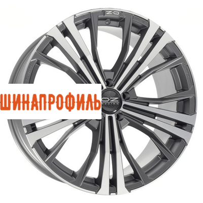 Диски OZ OZ Cortina 10x19 5x112 ET31 D75 Matt Dark Graphite Diamond Cut