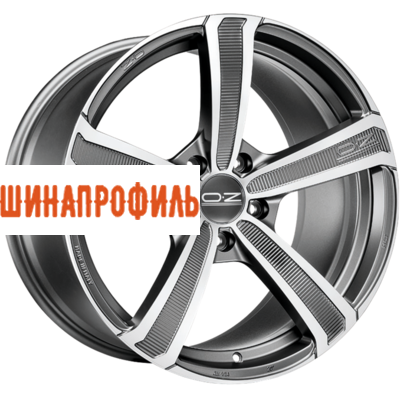 Диски OZ OZ Montecarlo HLT 9,5x20 5x130 ET60 D71,56 Matt Dark Graphite Diamond Cut