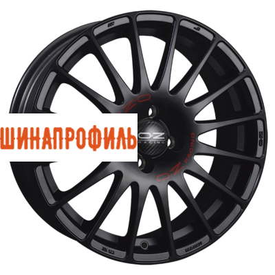 Диски OZ OZ Superturismo GT 7,5x17 5x112 ET35 D75 Matt Black + Red Lettering