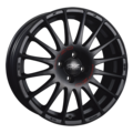 OZ Superturismo GT 7,5x17 5x112 ET35 D75 Matt Black + Red Lettering