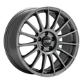 OZ Superturismo LM 8,5x19 5x112 ET21 D66,46 Matt Graphite + Silver Lettering