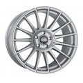 OZ Superturismo LM 8x18 5x112 ET35 D75 Matt Race Silver + Black Lettering