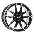 Rial Lucca 6,5x17 4x100 ET49 D54,1 Diamant black front polished