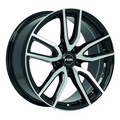 Rial Torino 6,5x16 5x114,3 ET40 D70,1 Diamant black front polished