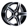 Skad Sakura 8x18 5x120 ET35 D72,6 Black Glossy Polished